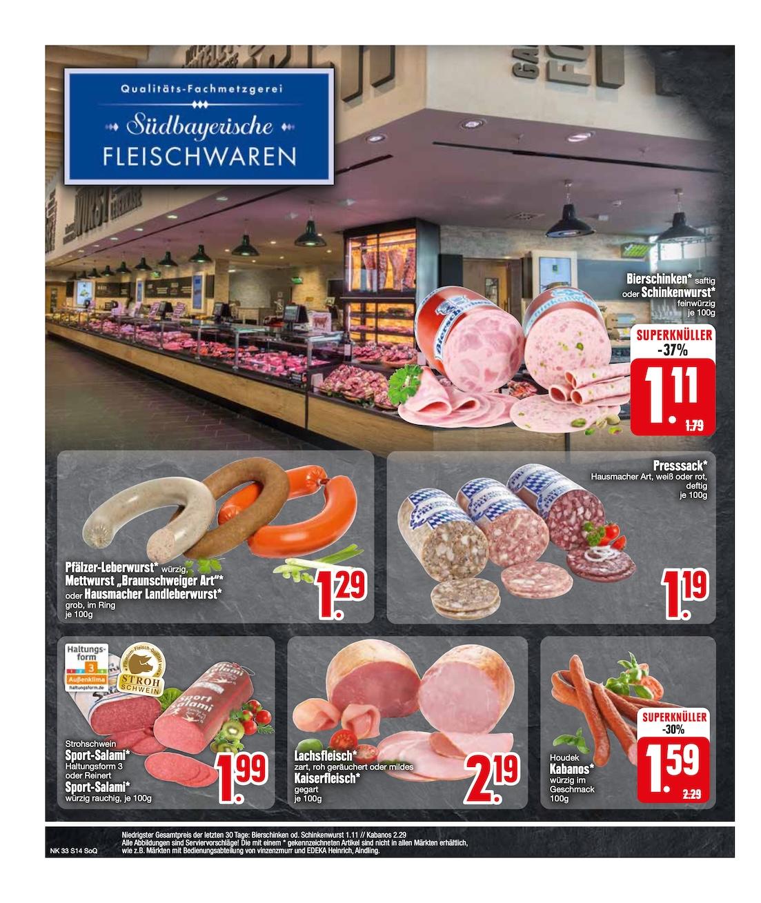 Edeka Prospekt ab Montag - Bayern Süd Seite 16