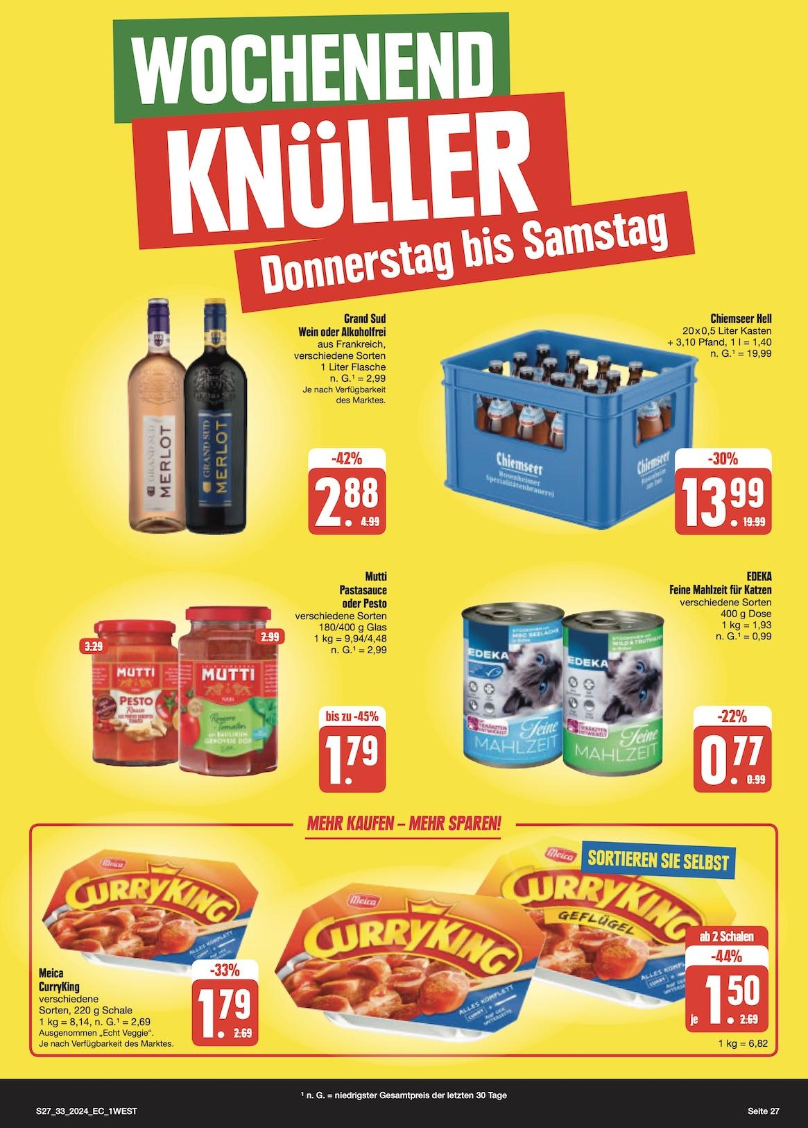 Edeka Prospekt ab Montag - Bayern Nord Seite 27