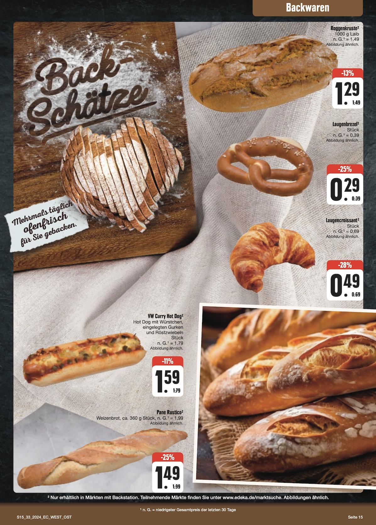 Edeka Prospekt ab Montag - Sachsen Seite 15