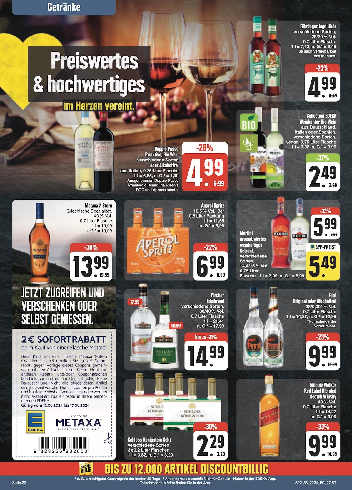 Edeka Prospekt ab Montag - Sachsen Seite 22