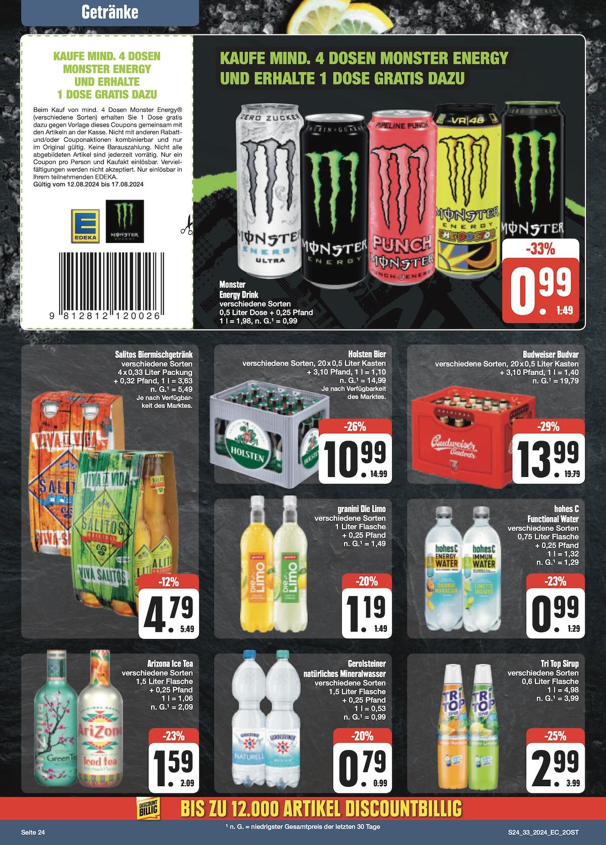 Edeka Prospekt ab Montag - Sachsen Seite 24