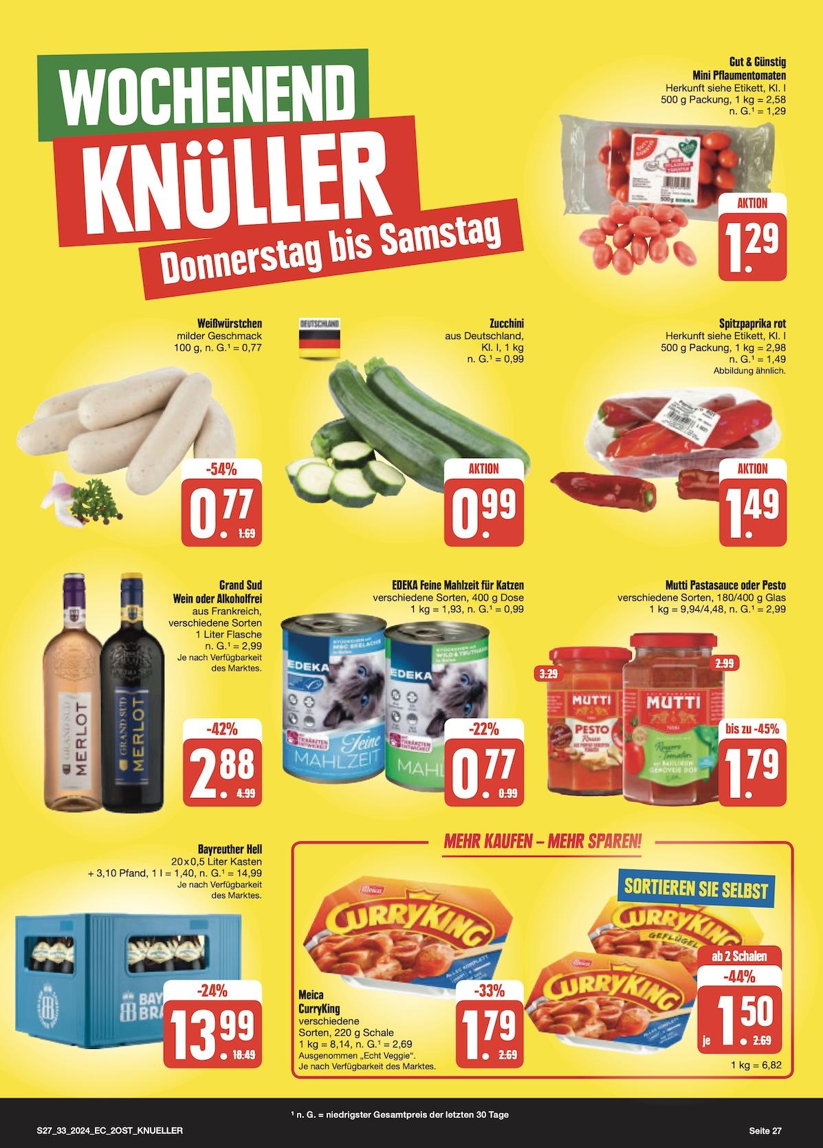 Edeka Prospekt ab Montag - Sachsen Seite 27