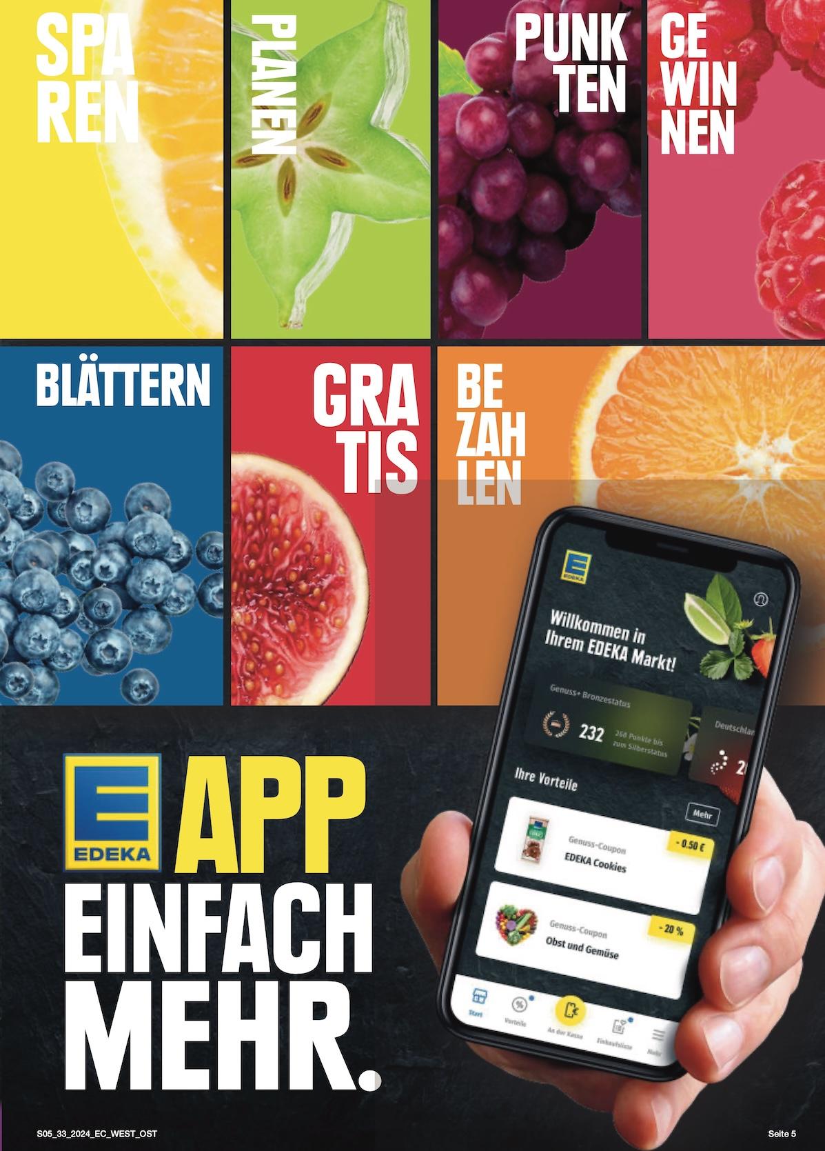 Edeka Prospekt ab Montag - Sachsen Seite 5