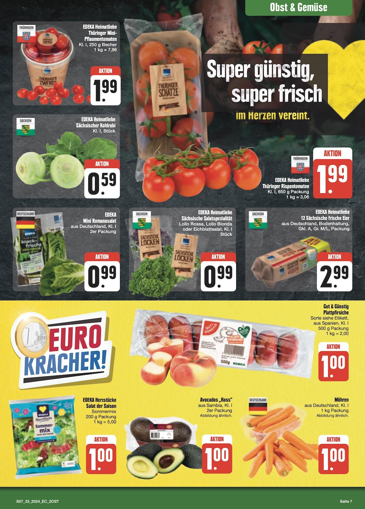Edeka Prospekt ab Montag - Sachsen Seite 7