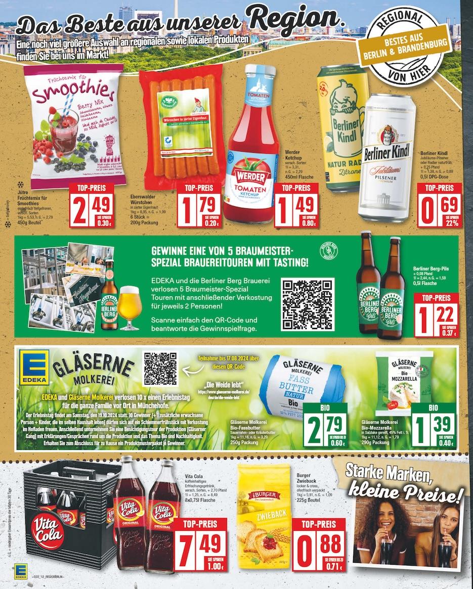 Edeka Prospekt ab Montag - Berlin Seite 12