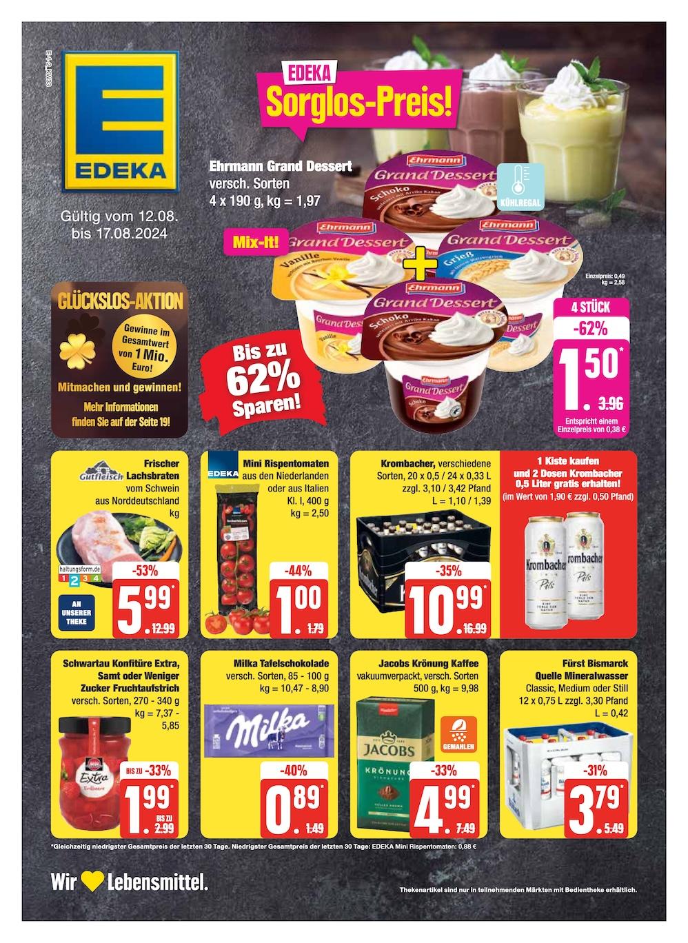 Edeka Prospekt ab Montag - Schleswig - Holstein Seite 1