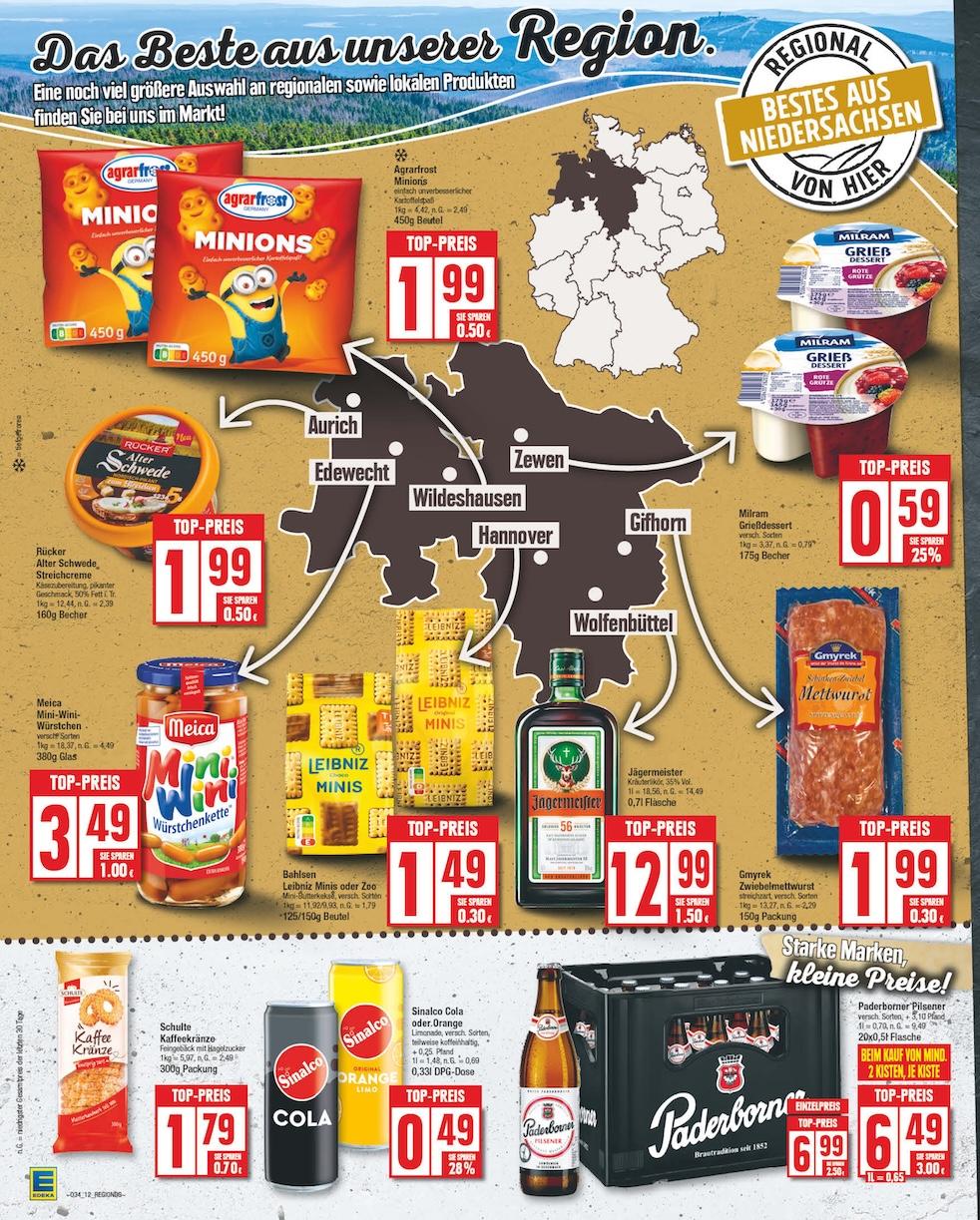 Edeka Prospekt ab Montag - Niedersachsen Seite 12