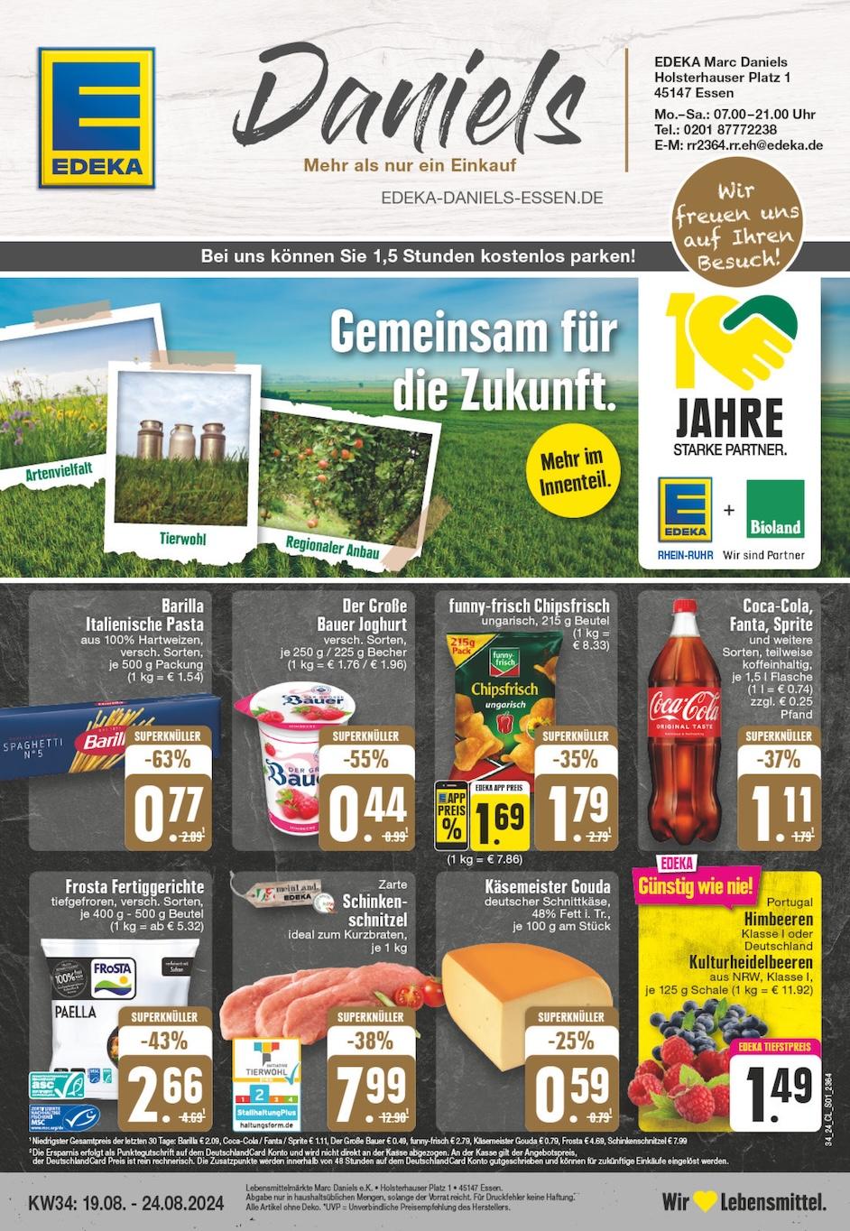 Edeka Prospekt ab Montag - Nordrhein - Westfalen Seite 1