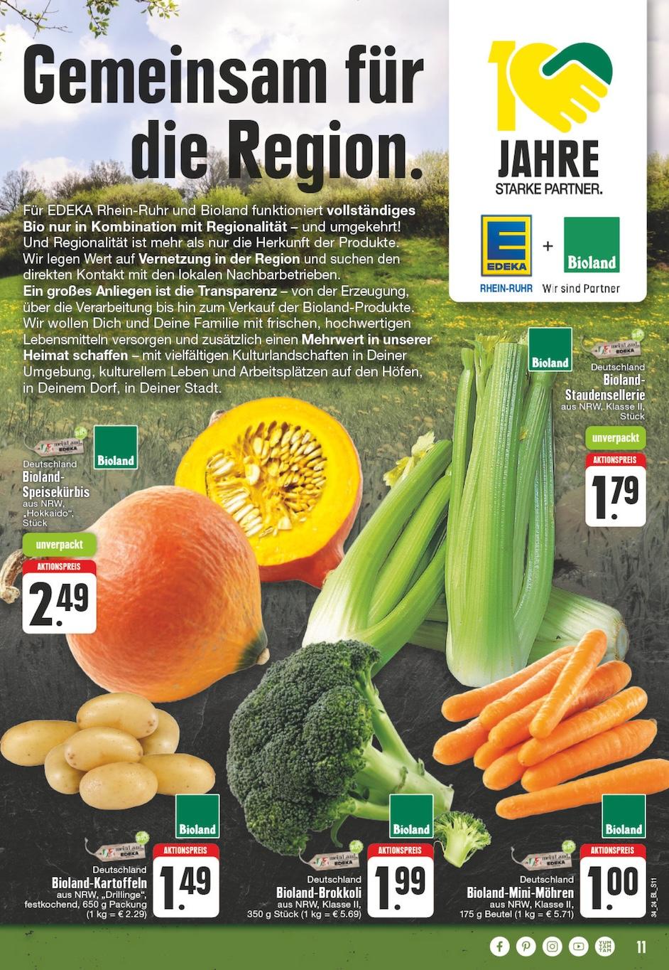 Edeka Prospekt ab Montag - Nordrhein - Westfalen Seite 11