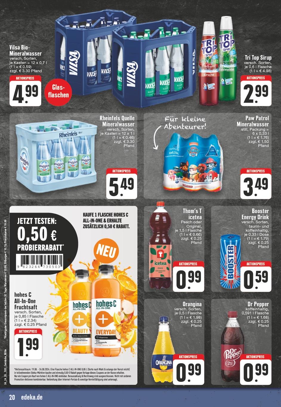 Edeka Prospekt ab Montag - Nordrhein - Westfalen Seite 20