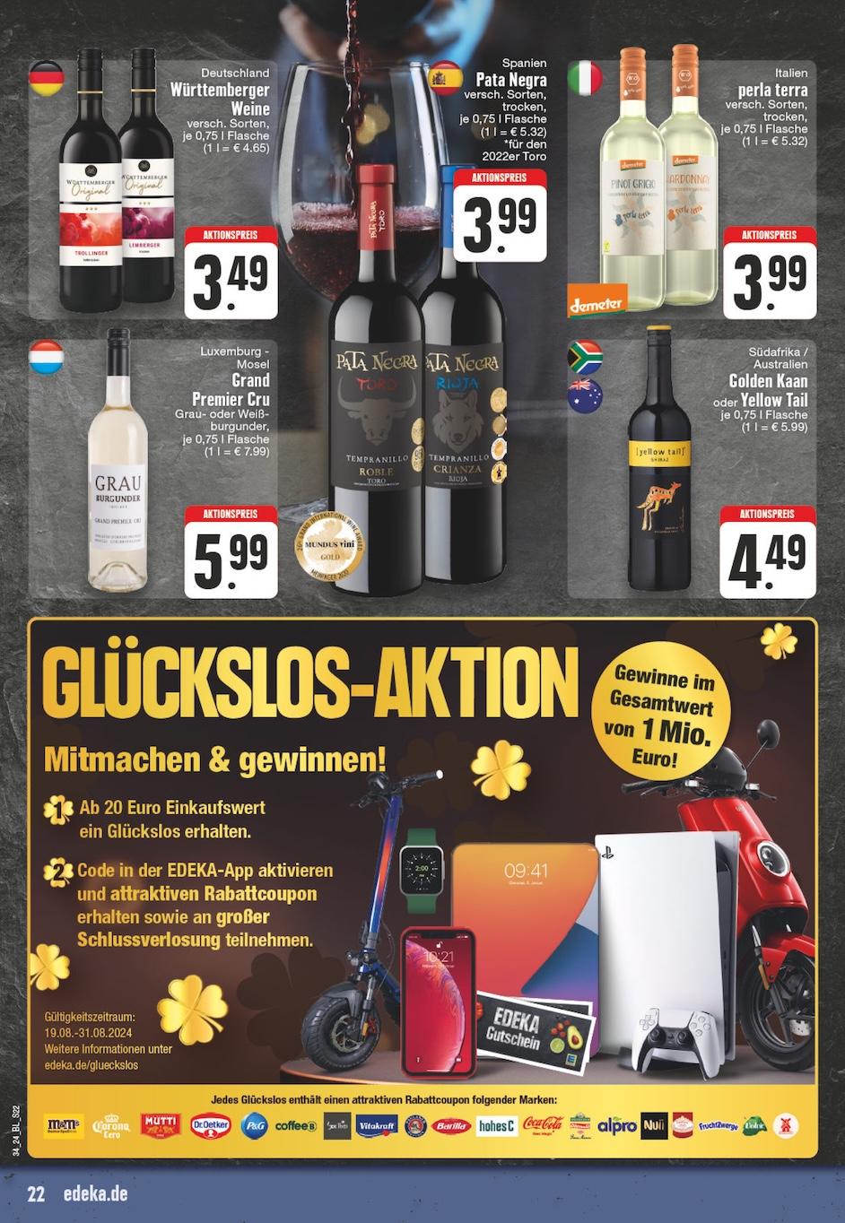 Edeka Prospekt ab Montag - Nordrhein - Westfalen Seite 22