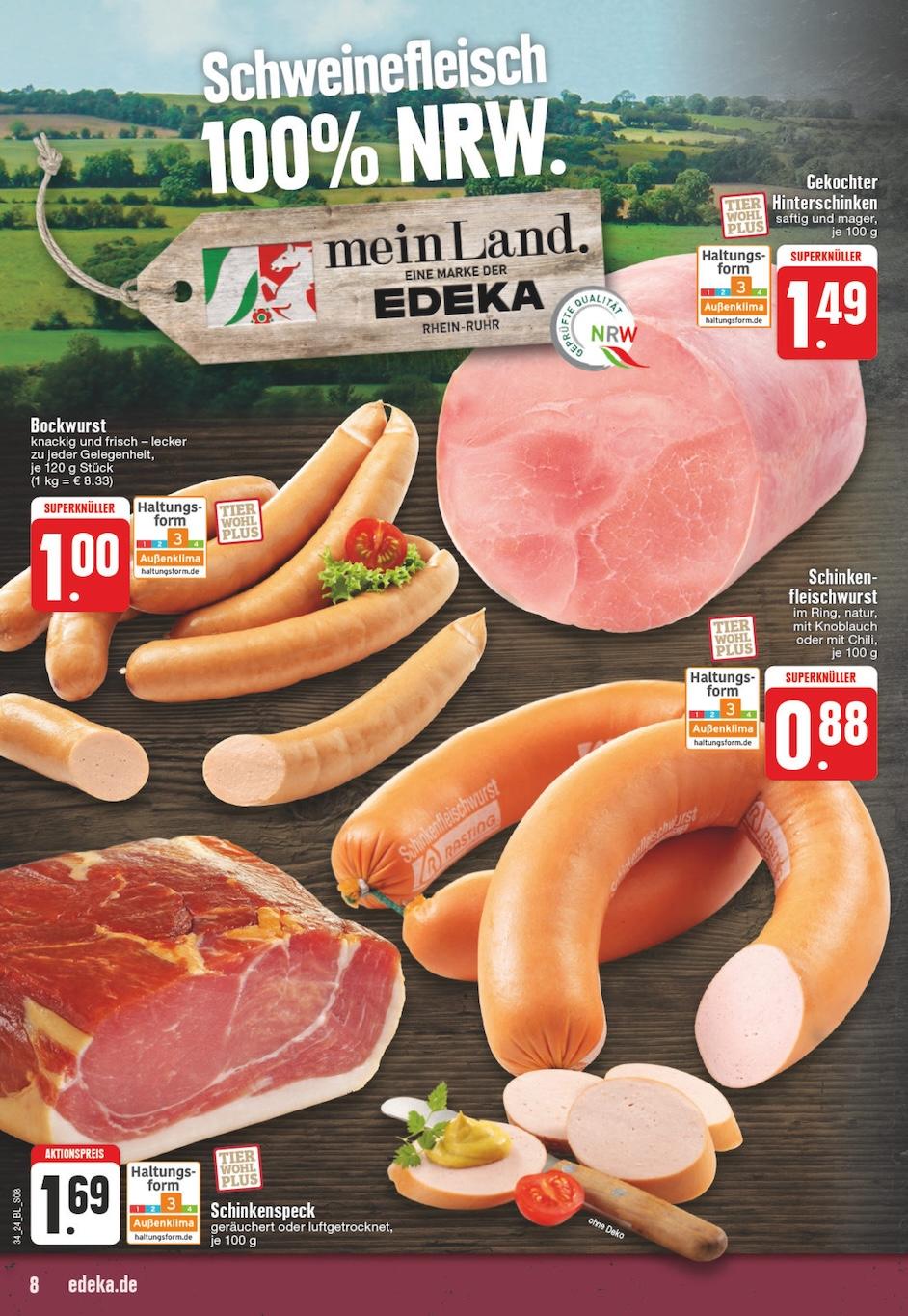 Edeka Prospekt ab Montag - Nordrhein - Westfalen Seite 8