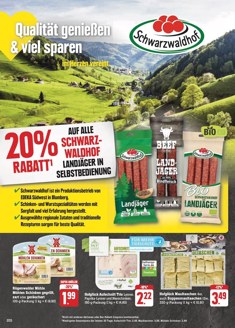 Edeka Prospekt ab Montag - Hessen Seite 20