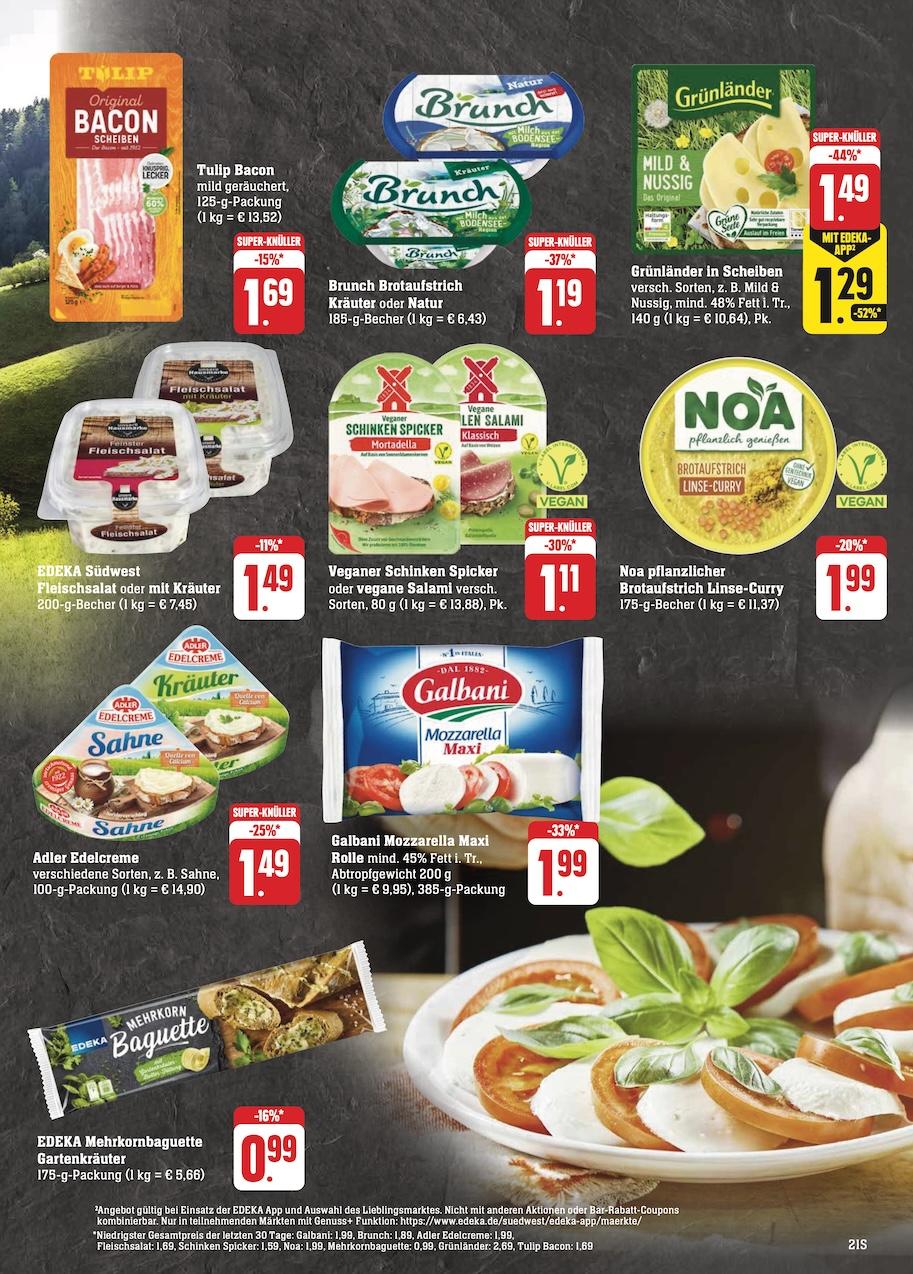 Edeka Prospekt ab Montag - Hessen Seite 21