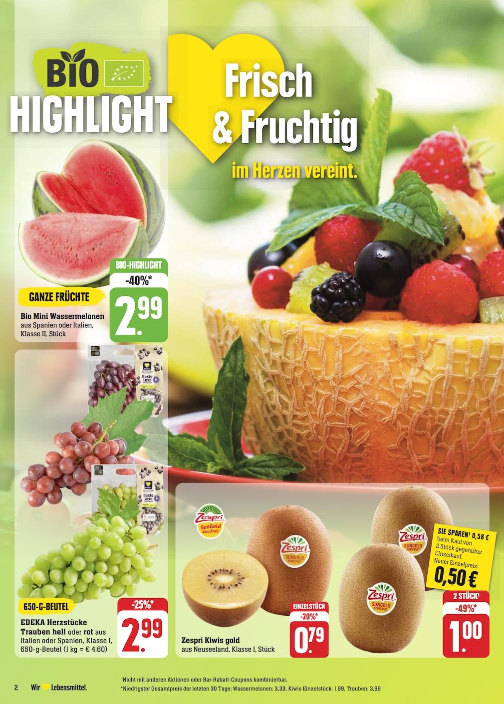 Edeka Prospekt ab Montag - Rheinland - Pfalz Seite 2