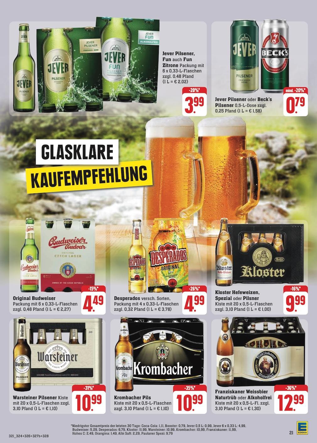 Edeka Prospekt ab Montag - Rheinland - Pfalz Seite 21