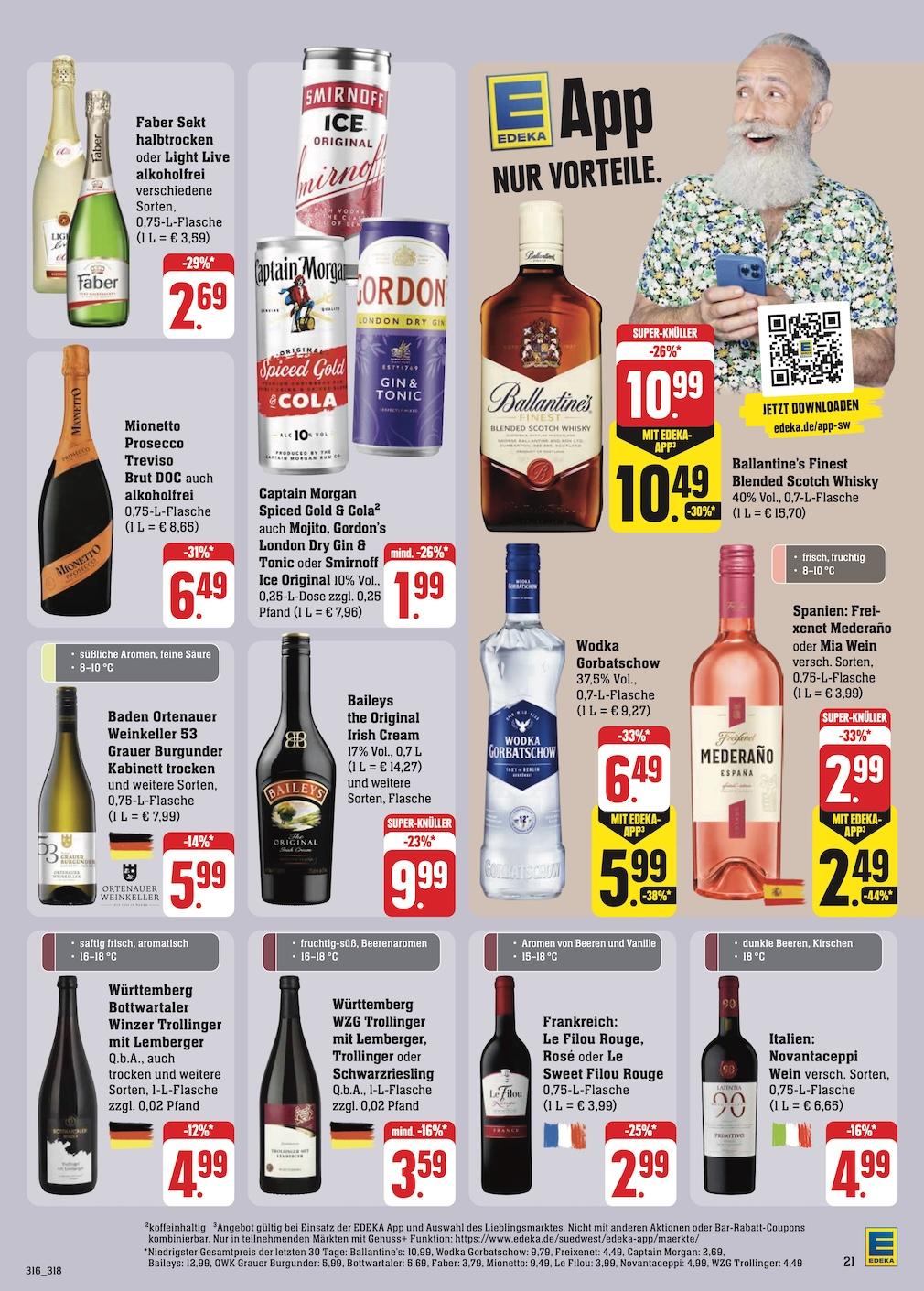 Edeka Prospekt ab Montag - Baden - Württemberg Seite 23