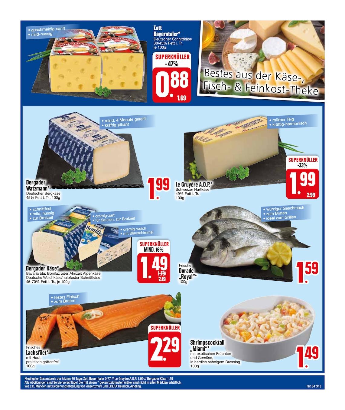 Edeka Prospekt ab Montag - Bayern Süd Seite 13