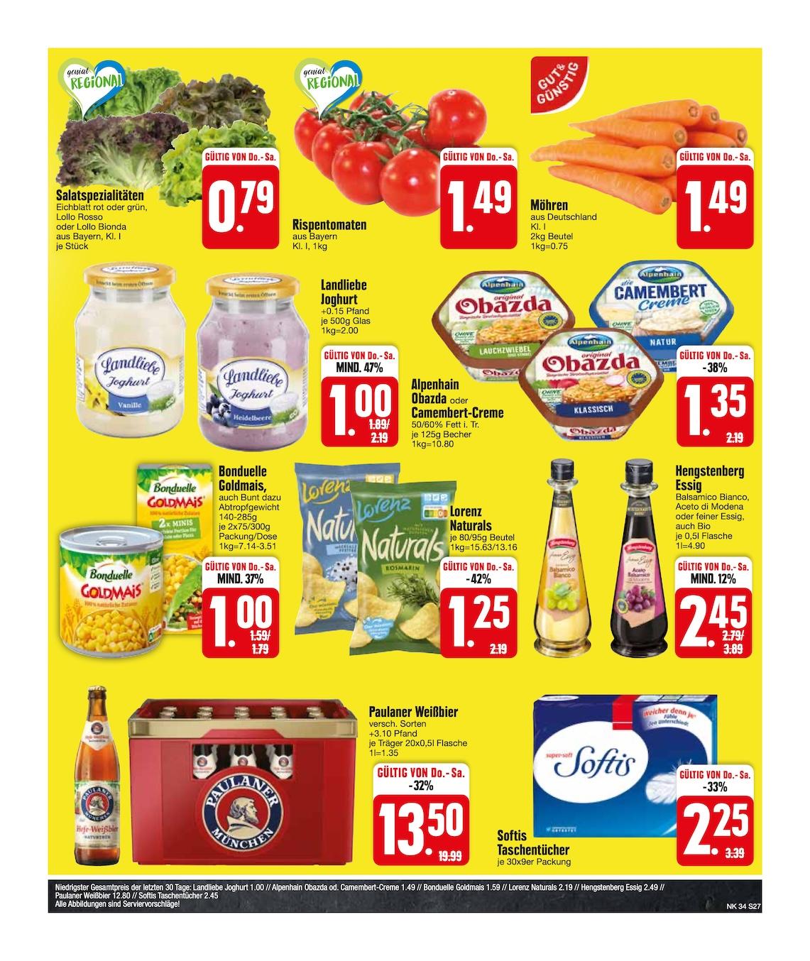 Edeka Prospekt ab Montag - Bayern Süd Seite 27