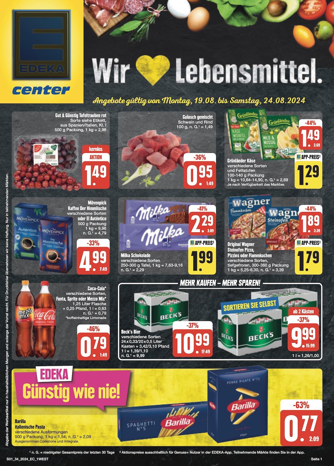 Edeka Prospekt ab Montag - Bayern Nord Seite 1
