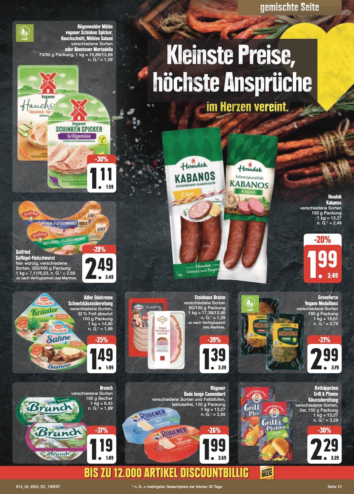Edeka Prospekt ab Montag - Bayern Nord Seite 13