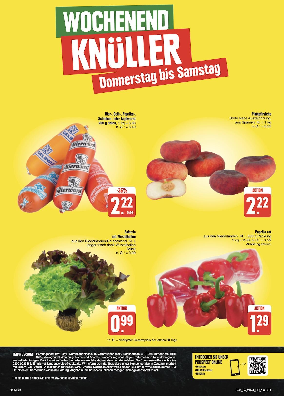 Edeka Prospekt ab Montag - Bayern Nord Seite 28