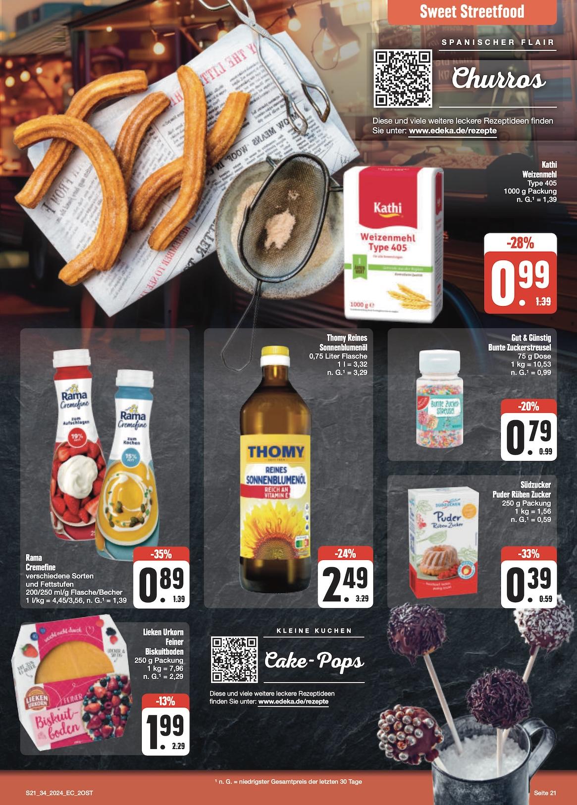 Edeka Prospekt ab Montag - Sachsen Seite 21