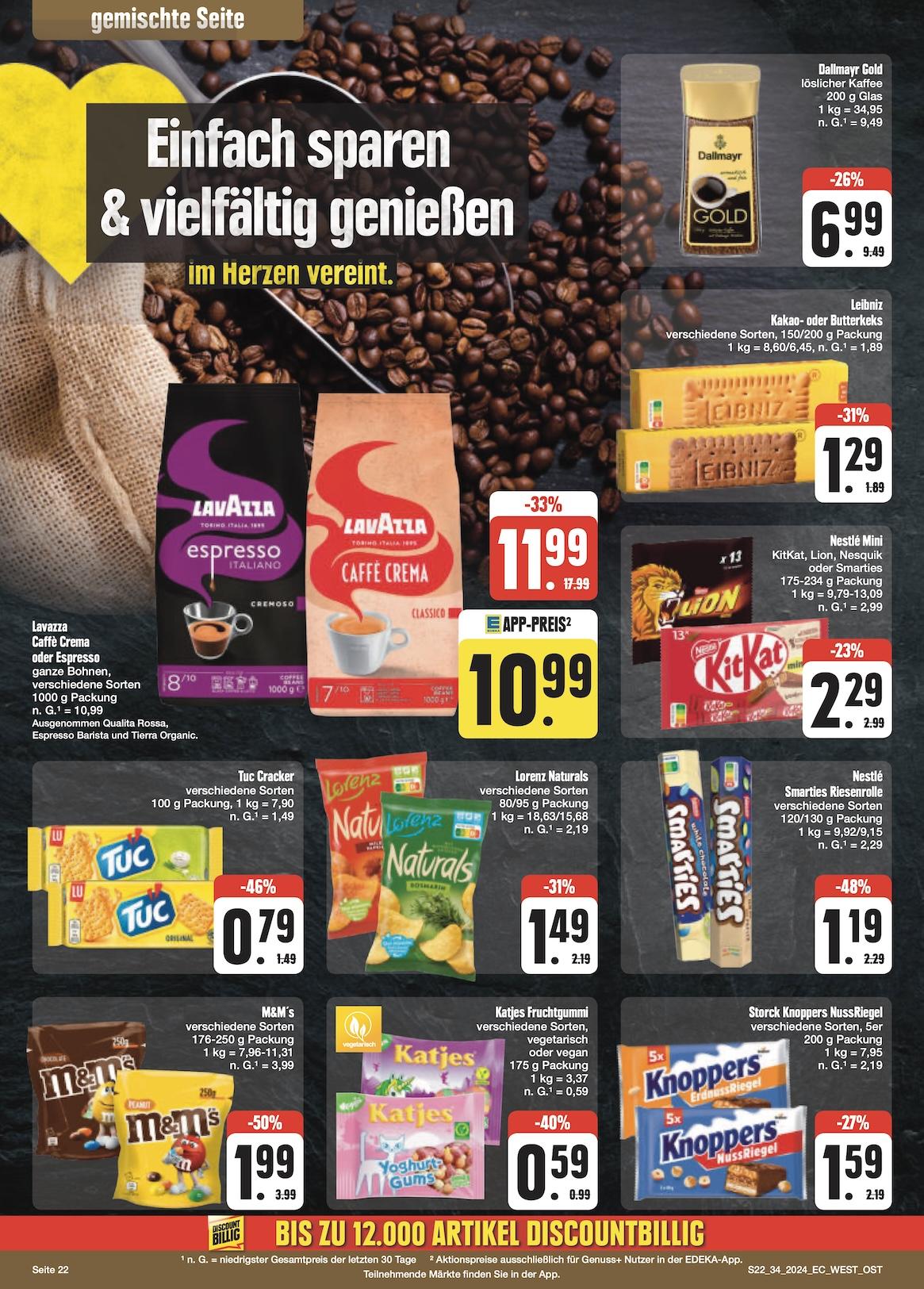 Edeka Prospekt ab Montag - Sachsen Seite 22