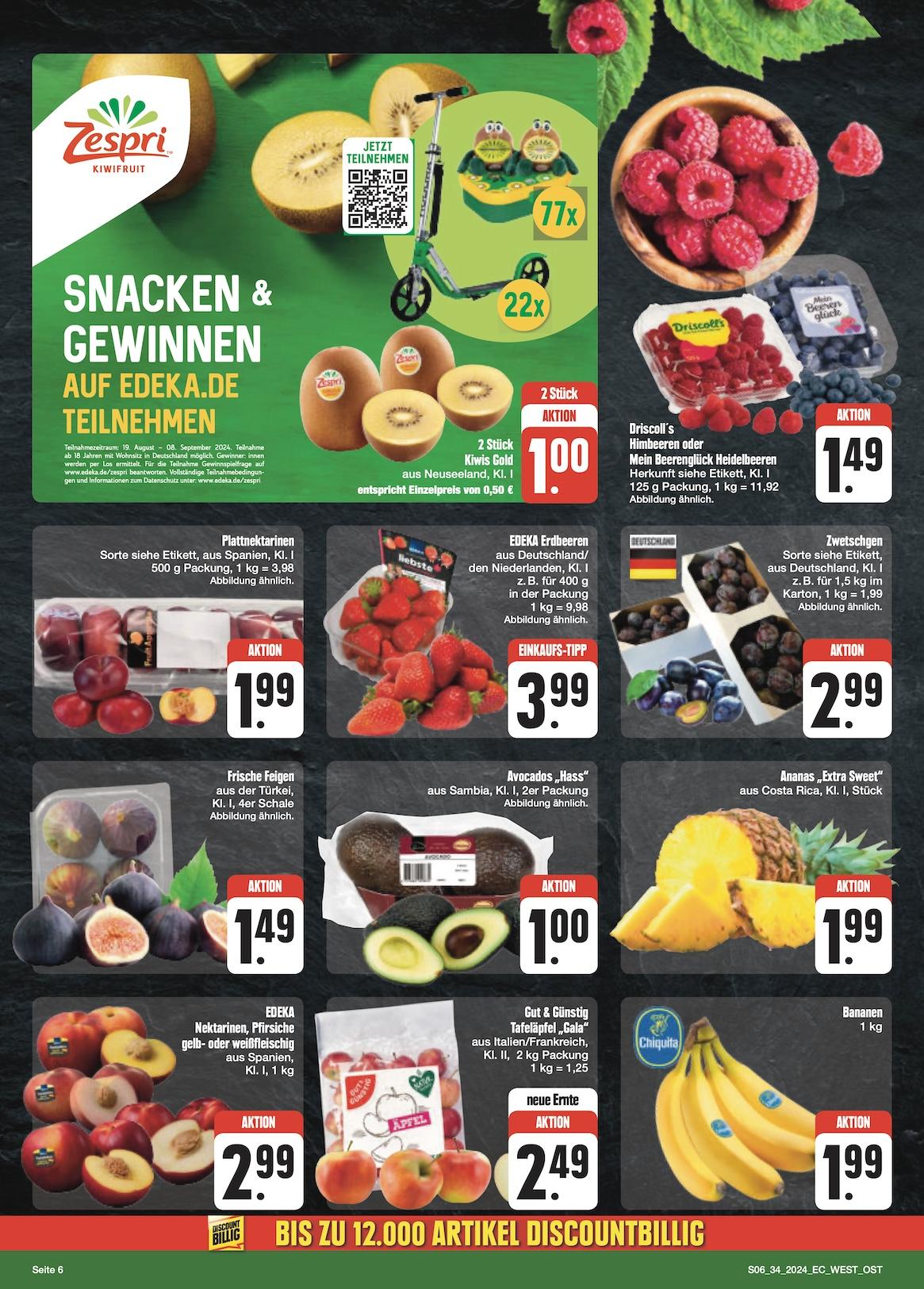 Edeka Prospekt ab Montag - Sachsen Seite 6