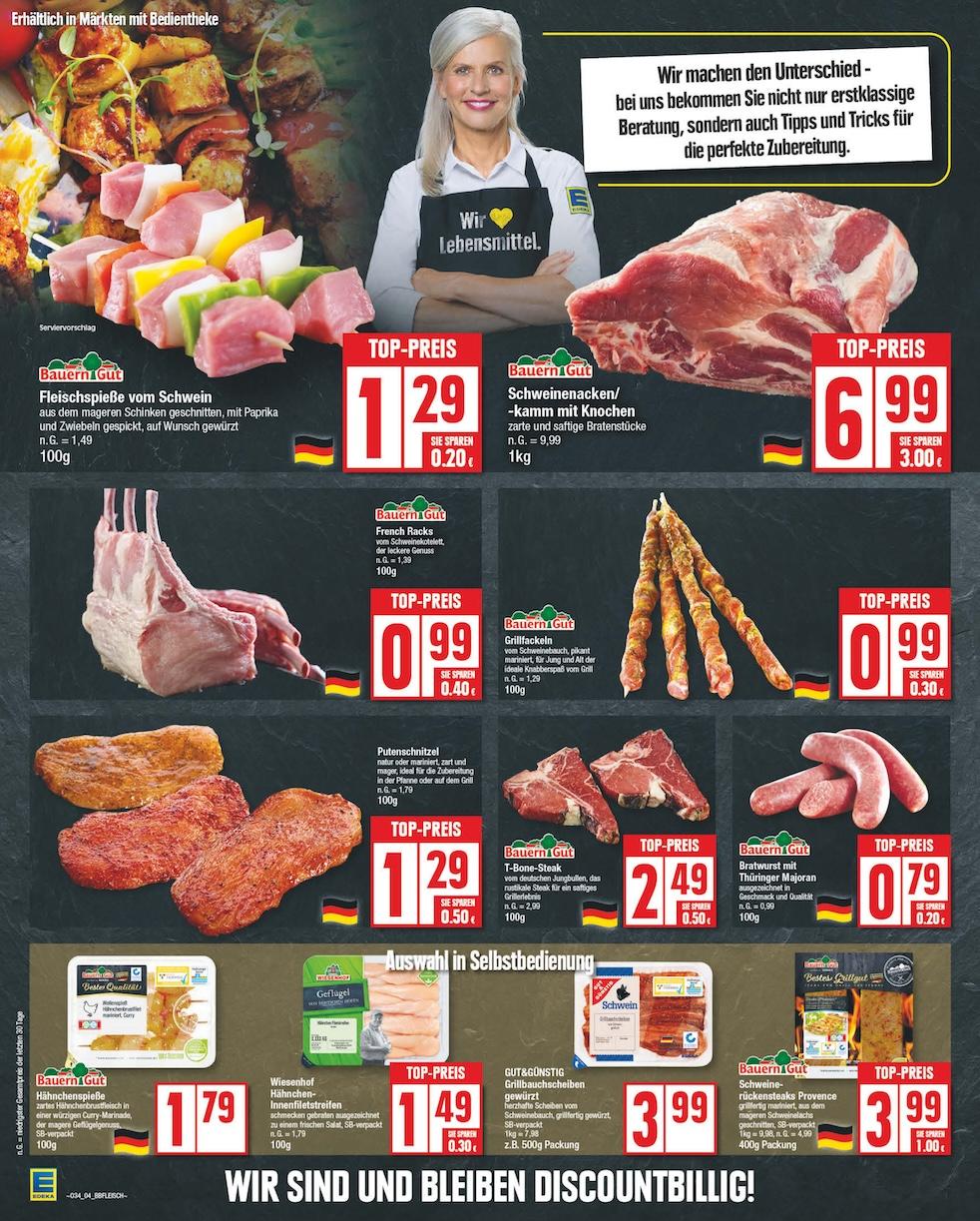 Edeka Prospekt ab Montag - Brandenburg Seite 4