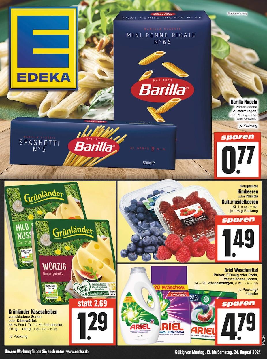 Edeka Prospekt ab Montag - Thüringen Seite 1