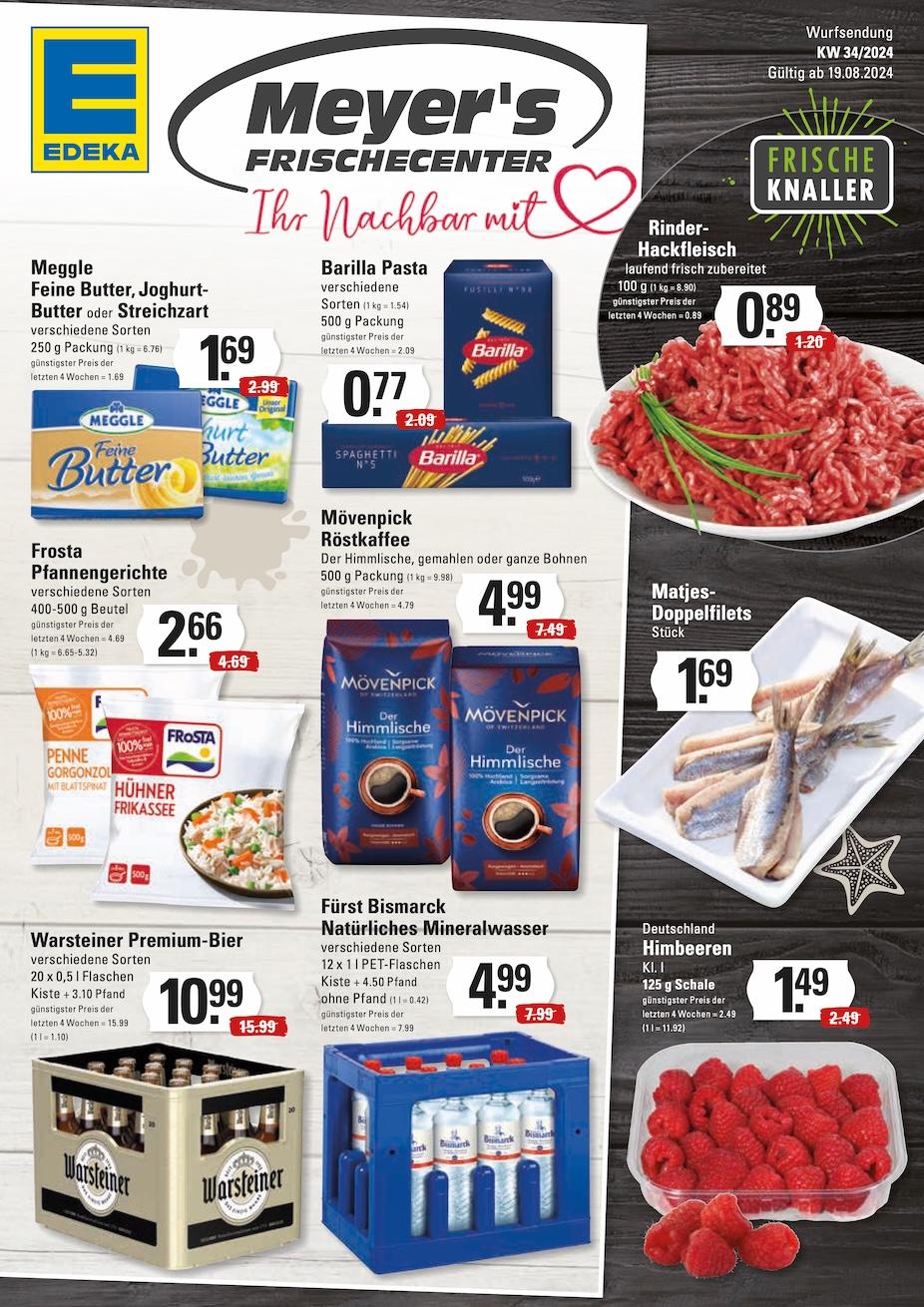 Edeka Prospekt ab Montag - Hamburg Seite 1