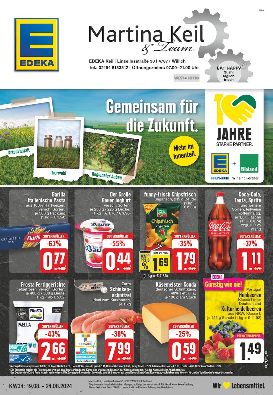 Edeka Prospekt ab Montag - Schleswig - Holstein Seite 1