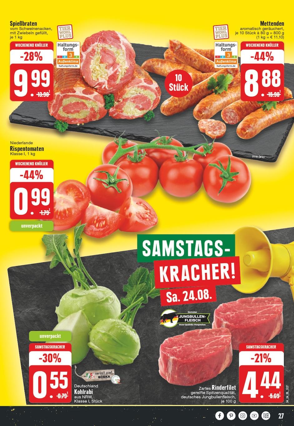 Edeka Prospekt ab Montag - Schleswig - Holstein Seite 27