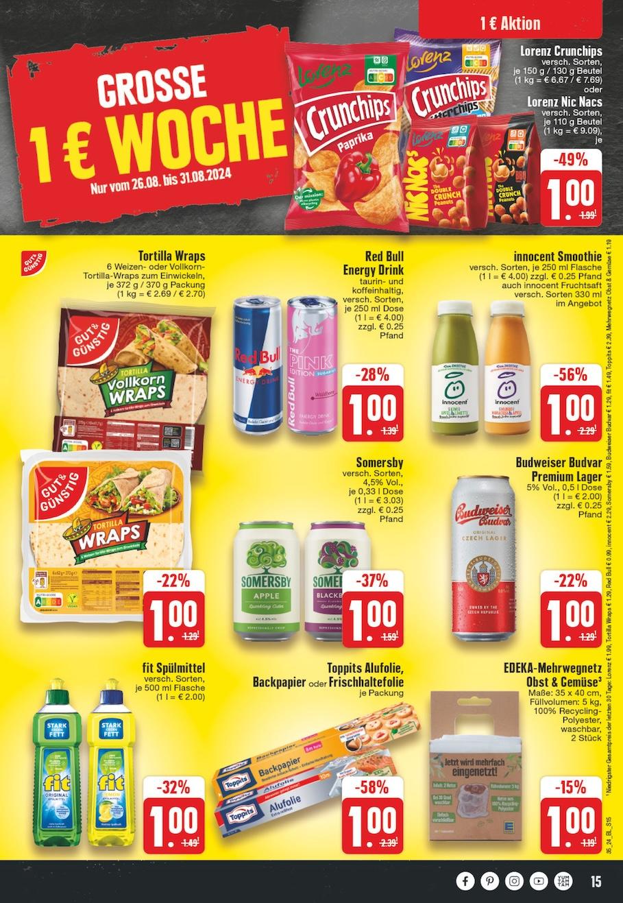 Edeka Prospekt ab Montag - Nordrhein - Westfalen Seite 15