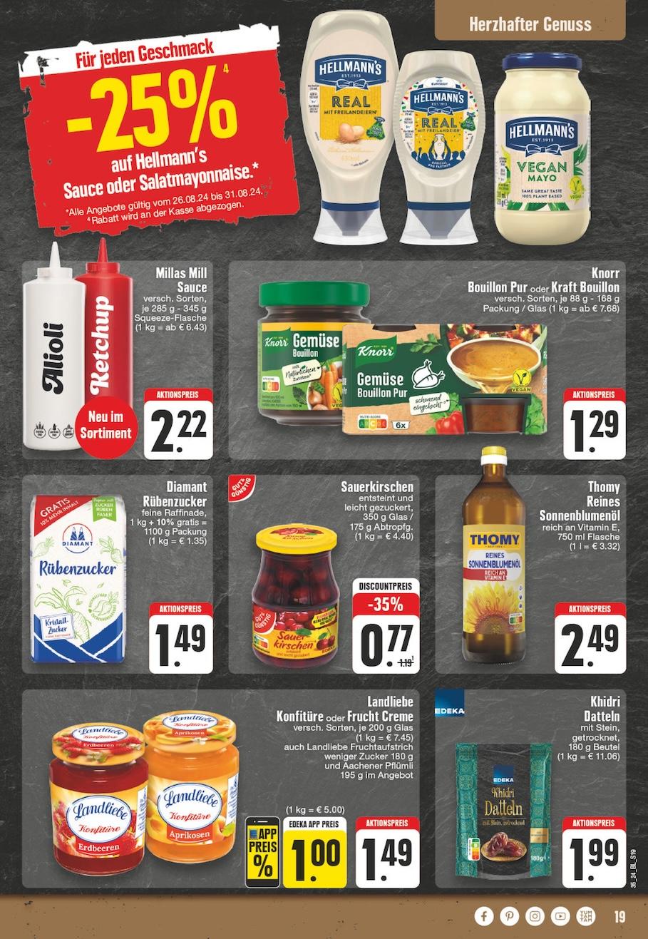 Edeka Prospekt ab Montag - Nordrhein - Westfalen Seite 19