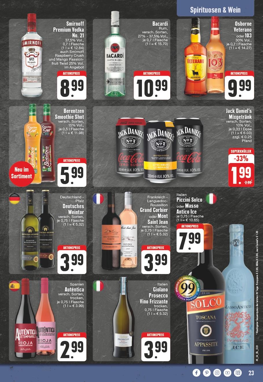 Edeka Prospekt ab Montag - Nordrhein - Westfalen Seite 23