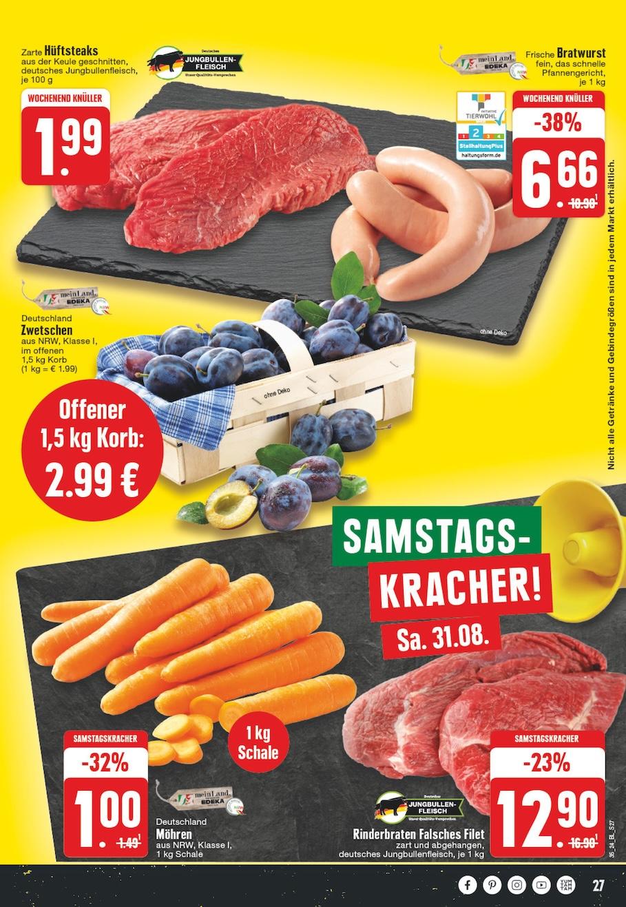 Edeka Prospekt ab Montag - Nordrhein - Westfalen Seite 27