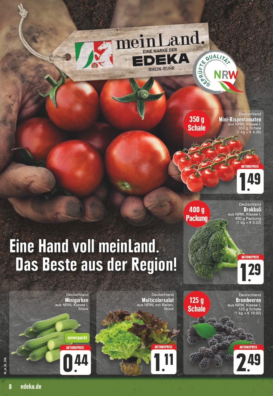 Edeka Prospekt ab Montag - Nordrhein - Westfalen Seite 8
