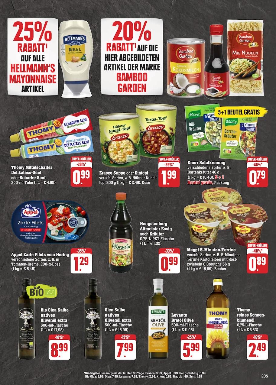Edeka Prospekt ab Montag - Hessen Seite 23