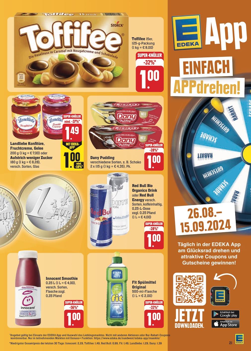Edeka Prospekt ab Montag - Rheinland - Pfalz Seite 21