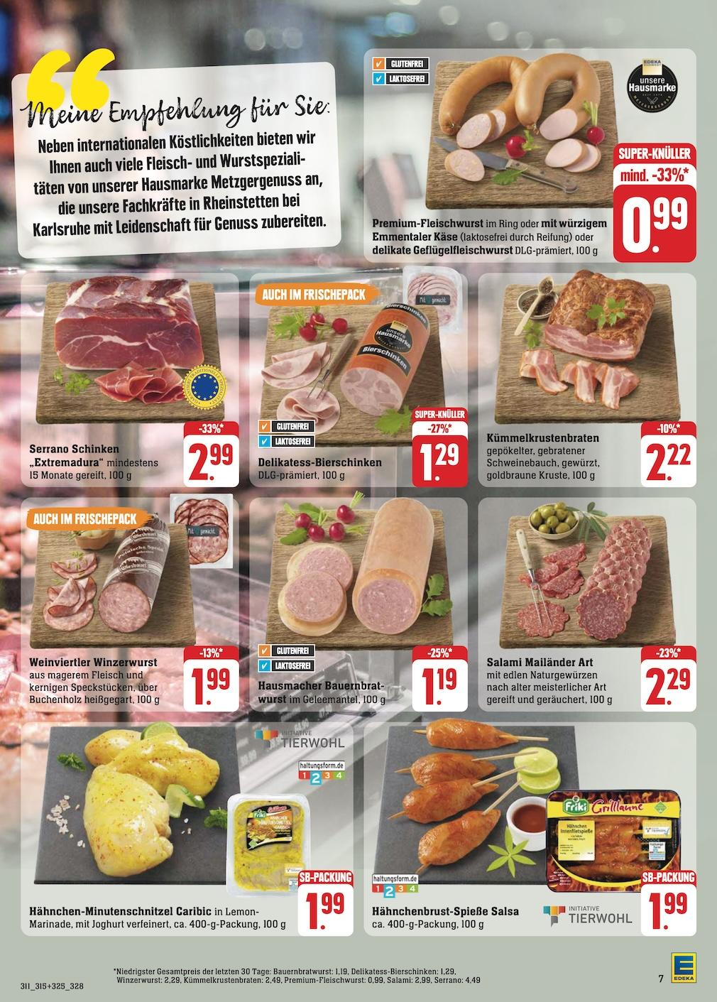 Edeka Prospekt ab Montag - Rheinland - Pfalz Seite 7