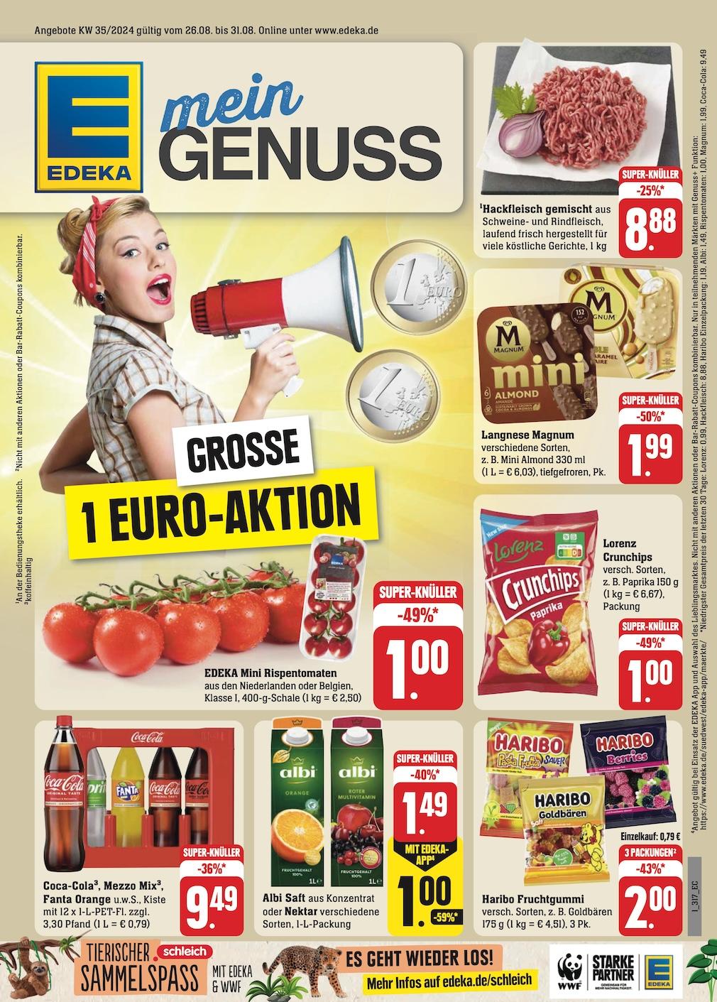 Edeka Prospekt ab Montag - Baden - Württemberg Seite 1
