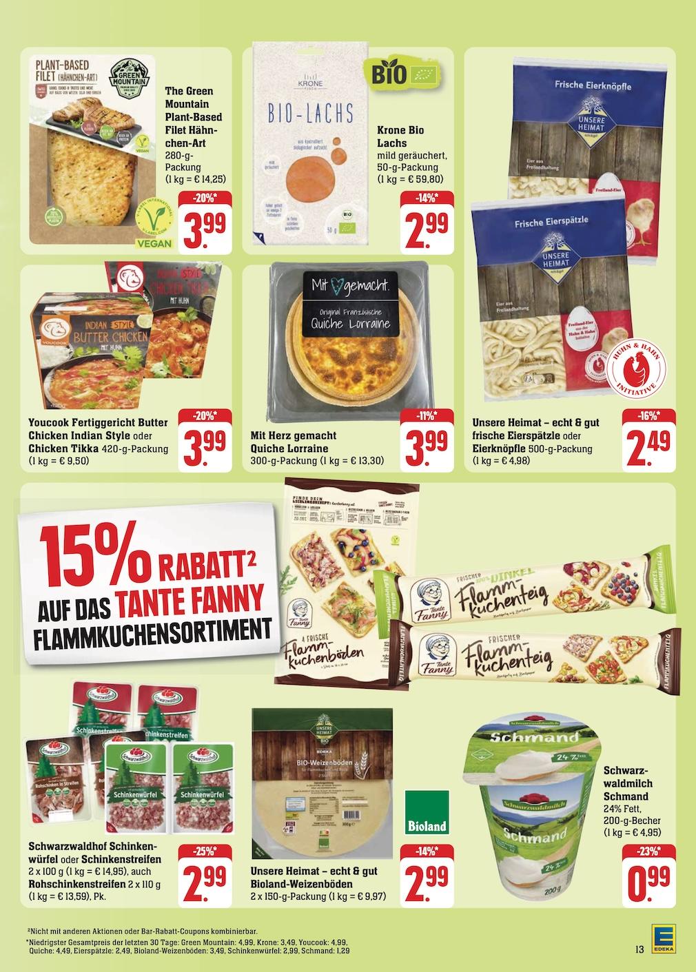 Edeka Prospekt ab Montag - Baden - Württemberg Seite 13