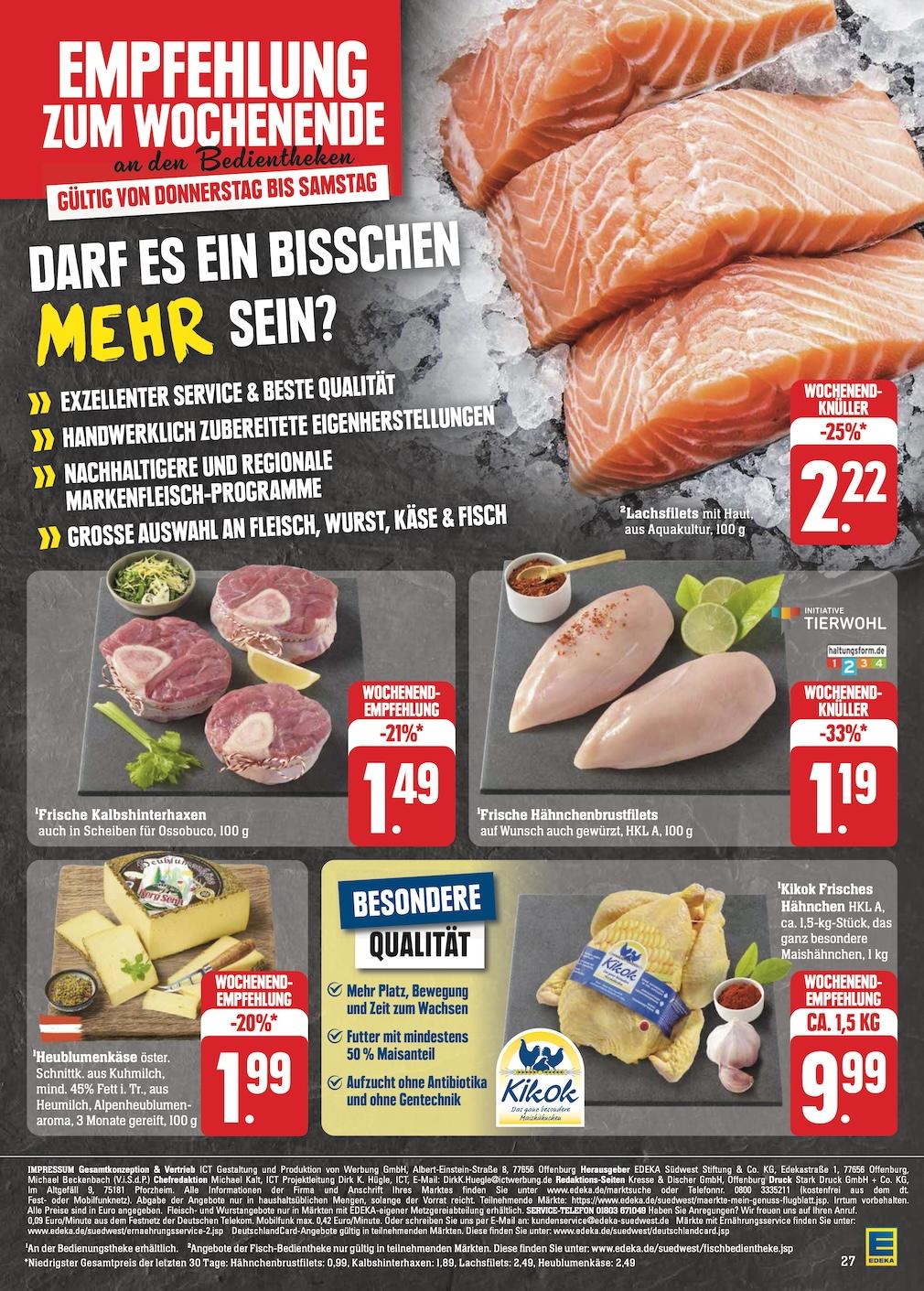 Edeka Prospekt ab Montag - Baden - Württemberg Seite 29