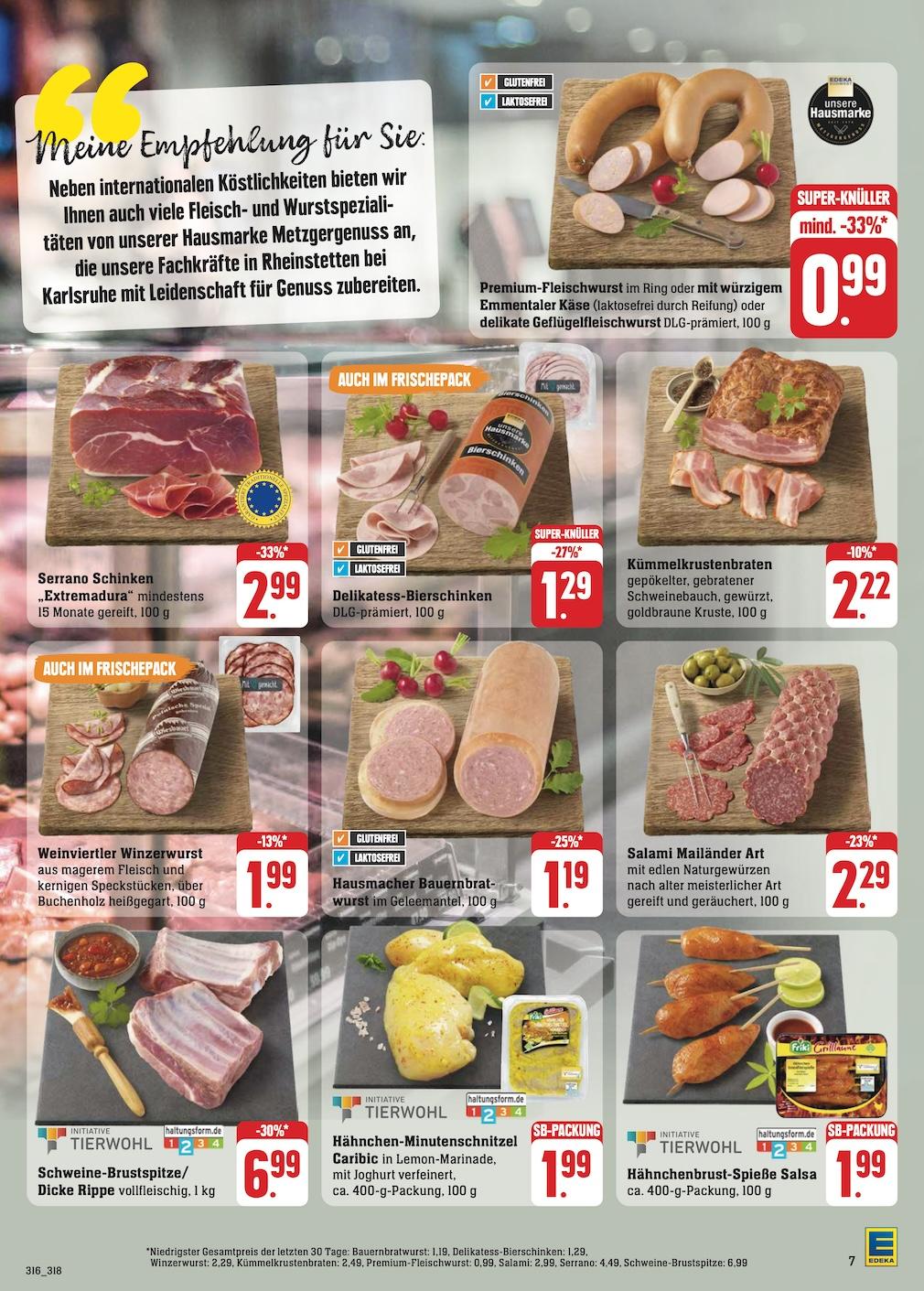 Edeka Prospekt ab Montag - Baden - Württemberg Seite 7