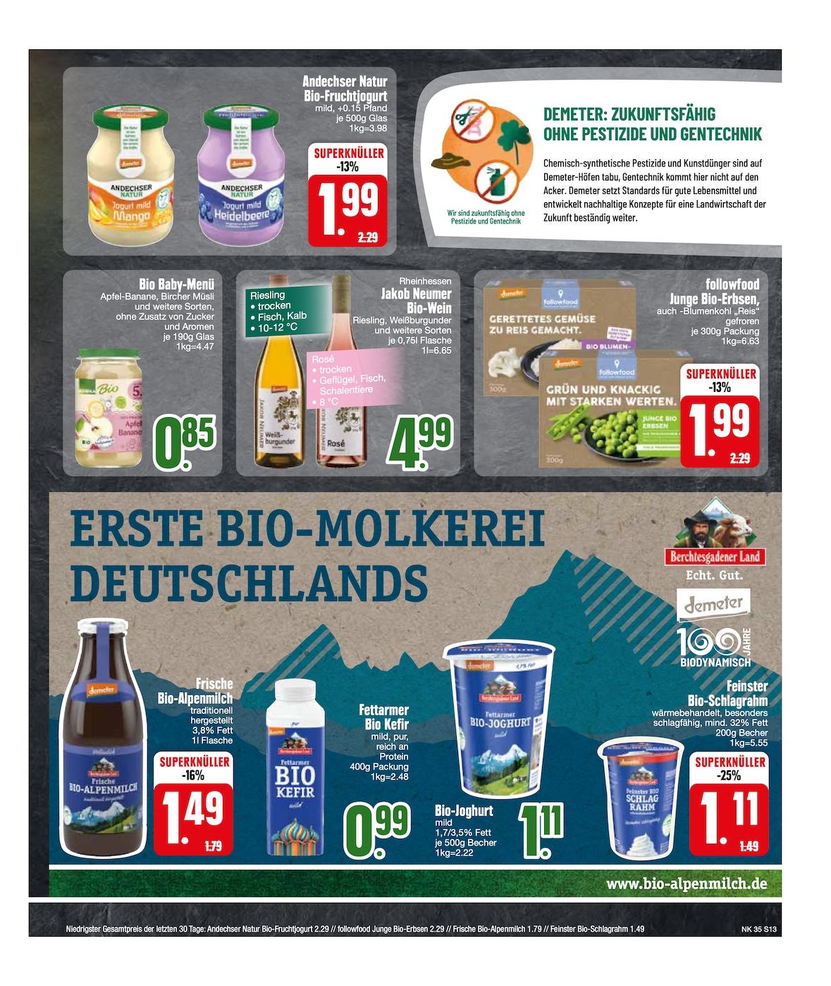 Edeka Prospekt ab Montag - Bayern Süd Seite 13