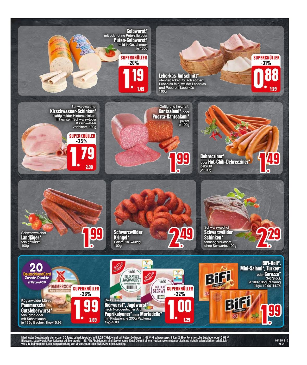 Edeka Prospekt ab Montag - Bayern Süd Seite 15