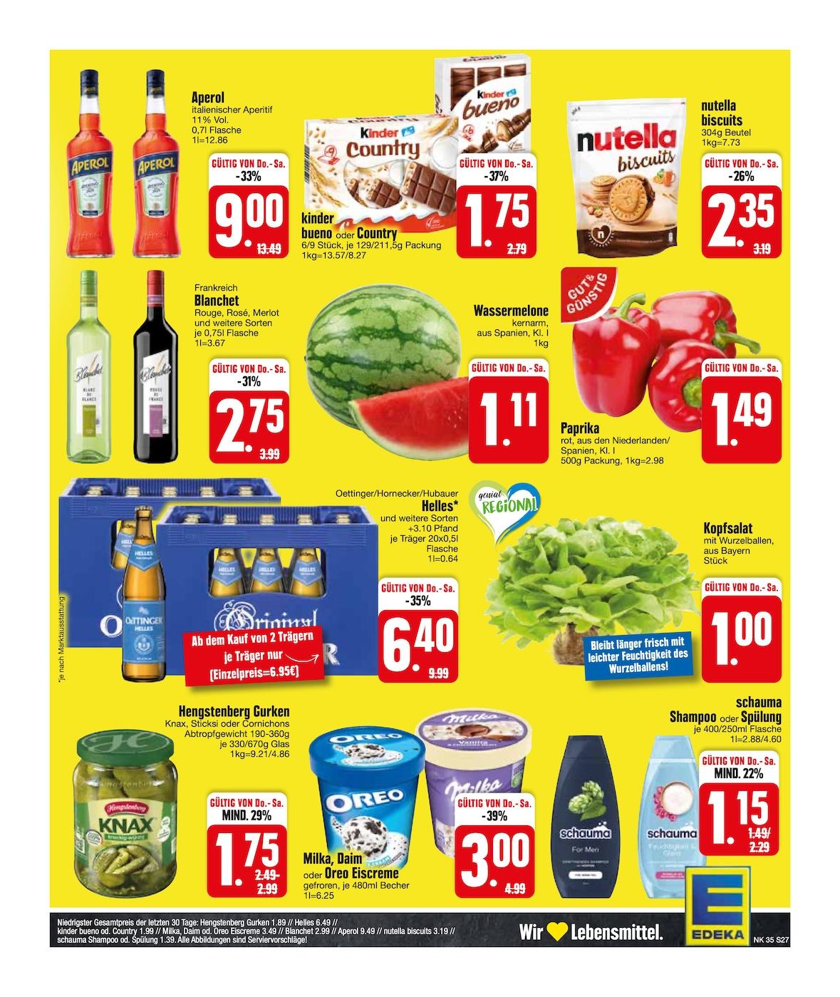 Edeka Prospekt ab Montag - Bayern Süd Seite 27
