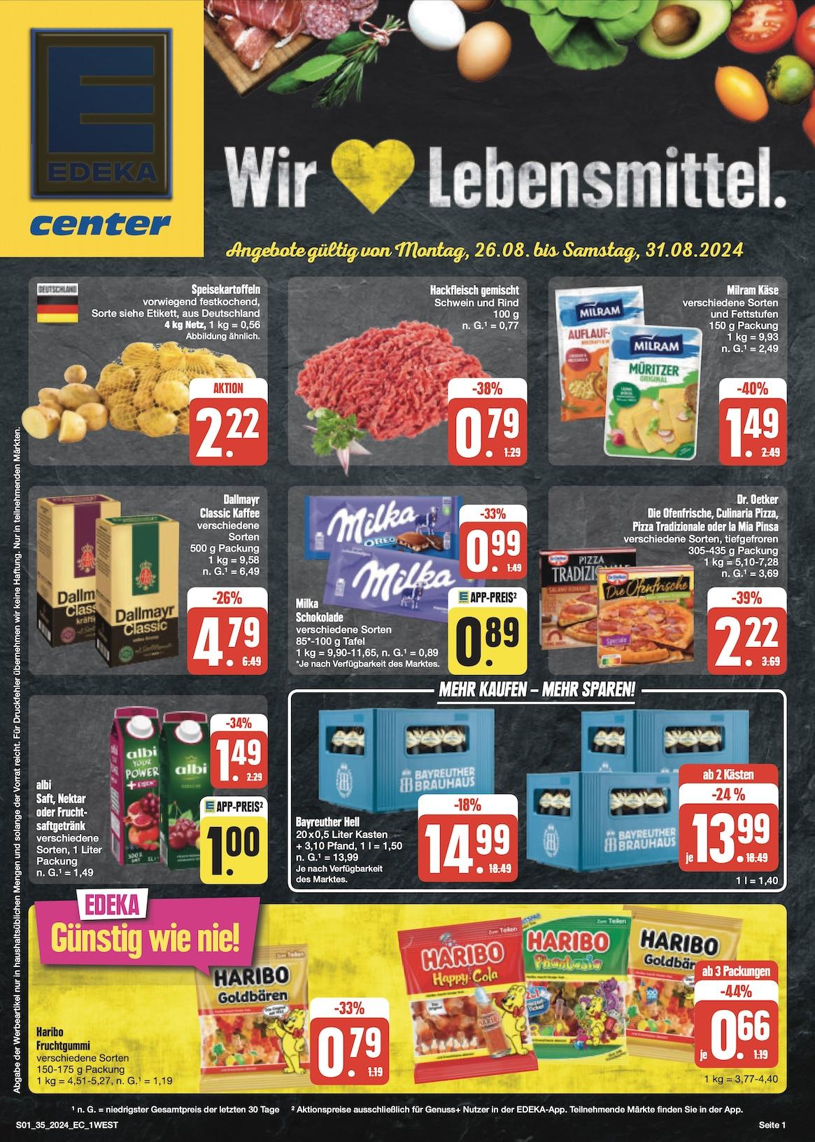 Edeka Prospekt ab Montag - Bayern Nord Seite 1